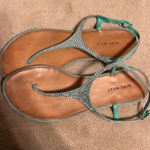 Nine west sparkly sandals - Picture 2 of 5